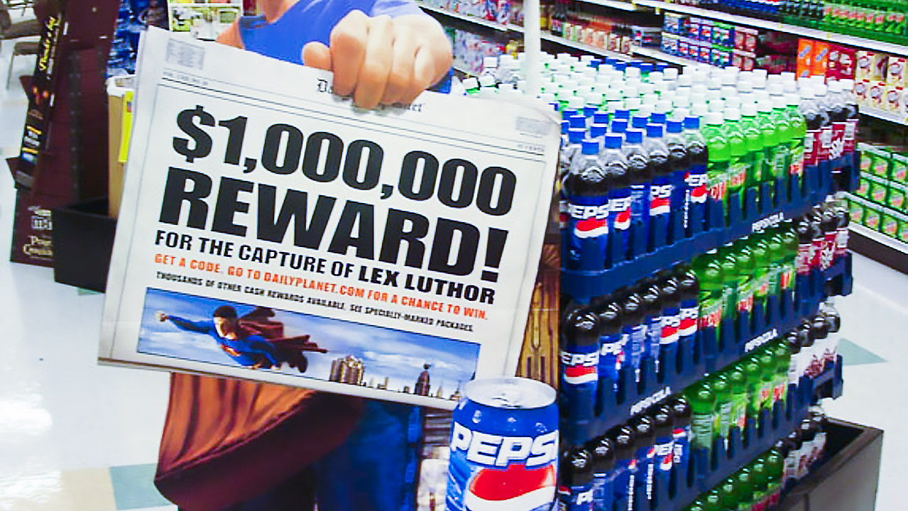 PepsiCo Superman Returns Perimeter in store Display